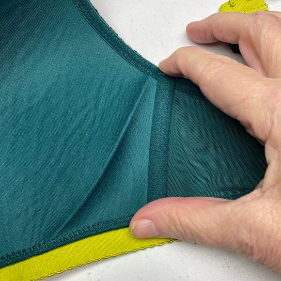 NWOT knix GRN/YELO Light Support Wireless, XL *P1061 - Picture 5 of 7